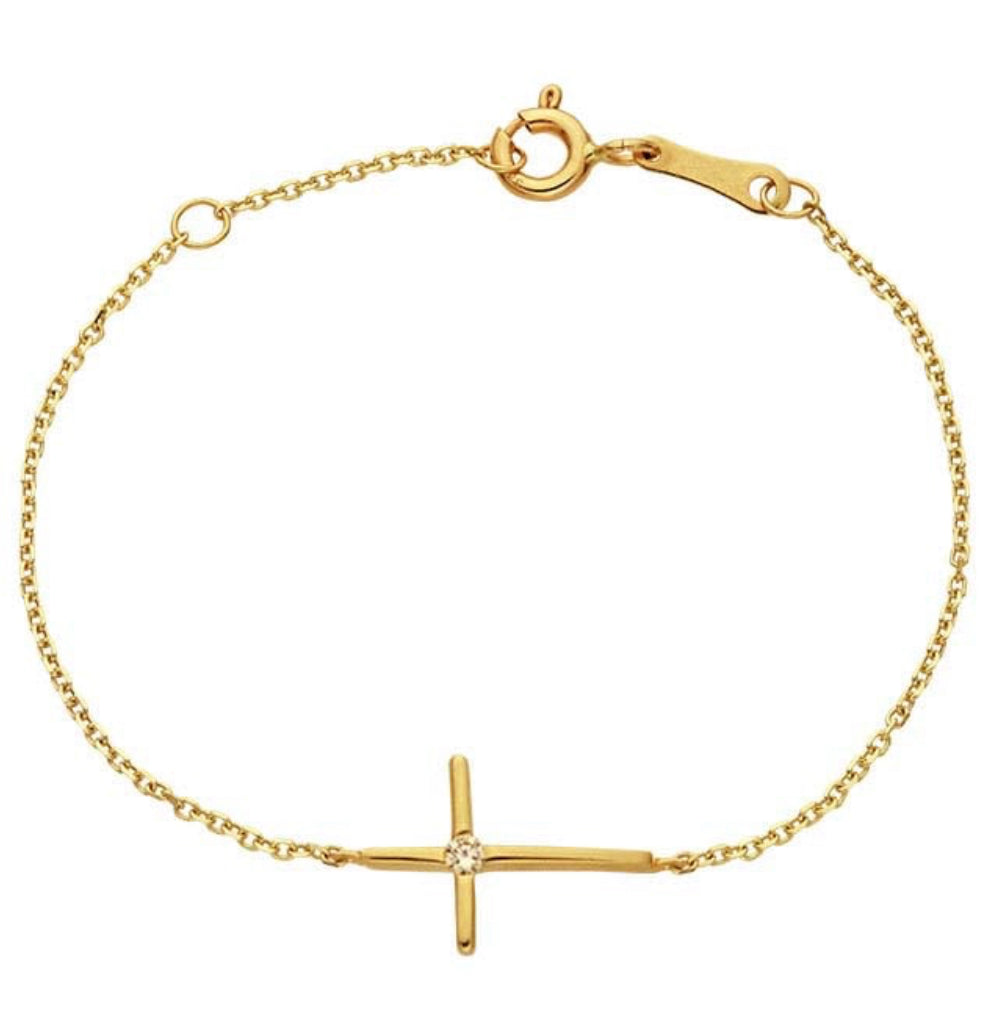 Cross - cable Bracelet