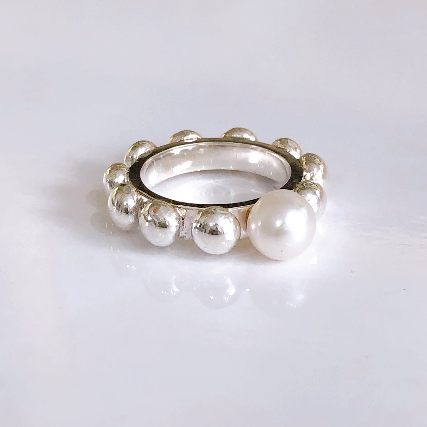 Pearl Rosary Ring