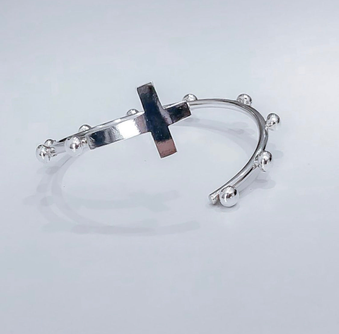 Brazalete Rosario delgado (por pedido )