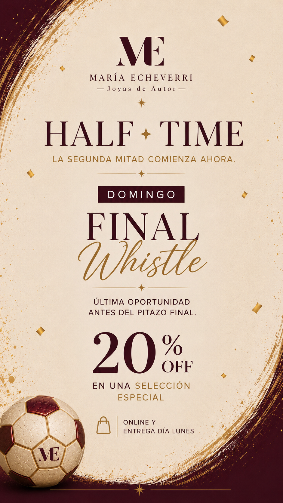HALF TIME 20%