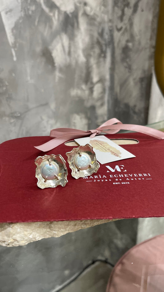 Silver & Coins Omega Studs