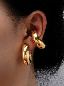 Very Bold Hoops & Earcuff (single)