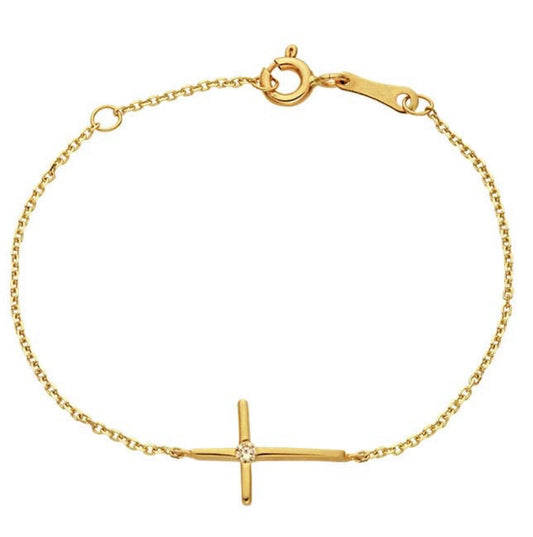 Cross - cable Bracelet