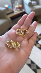 Pearls Hoops (diferentes diseños )