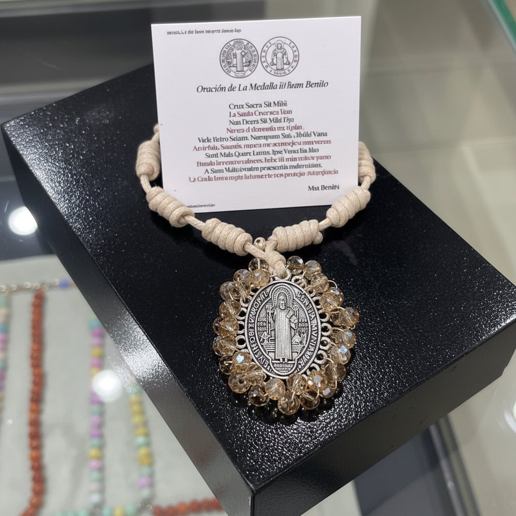 MEDALLA SAN BENITO (Denario para cartera, carro )