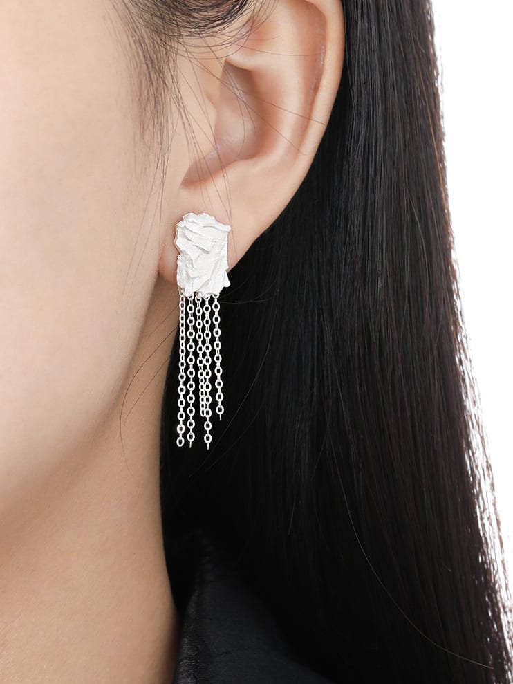 IRREGULAR Tassel Stud