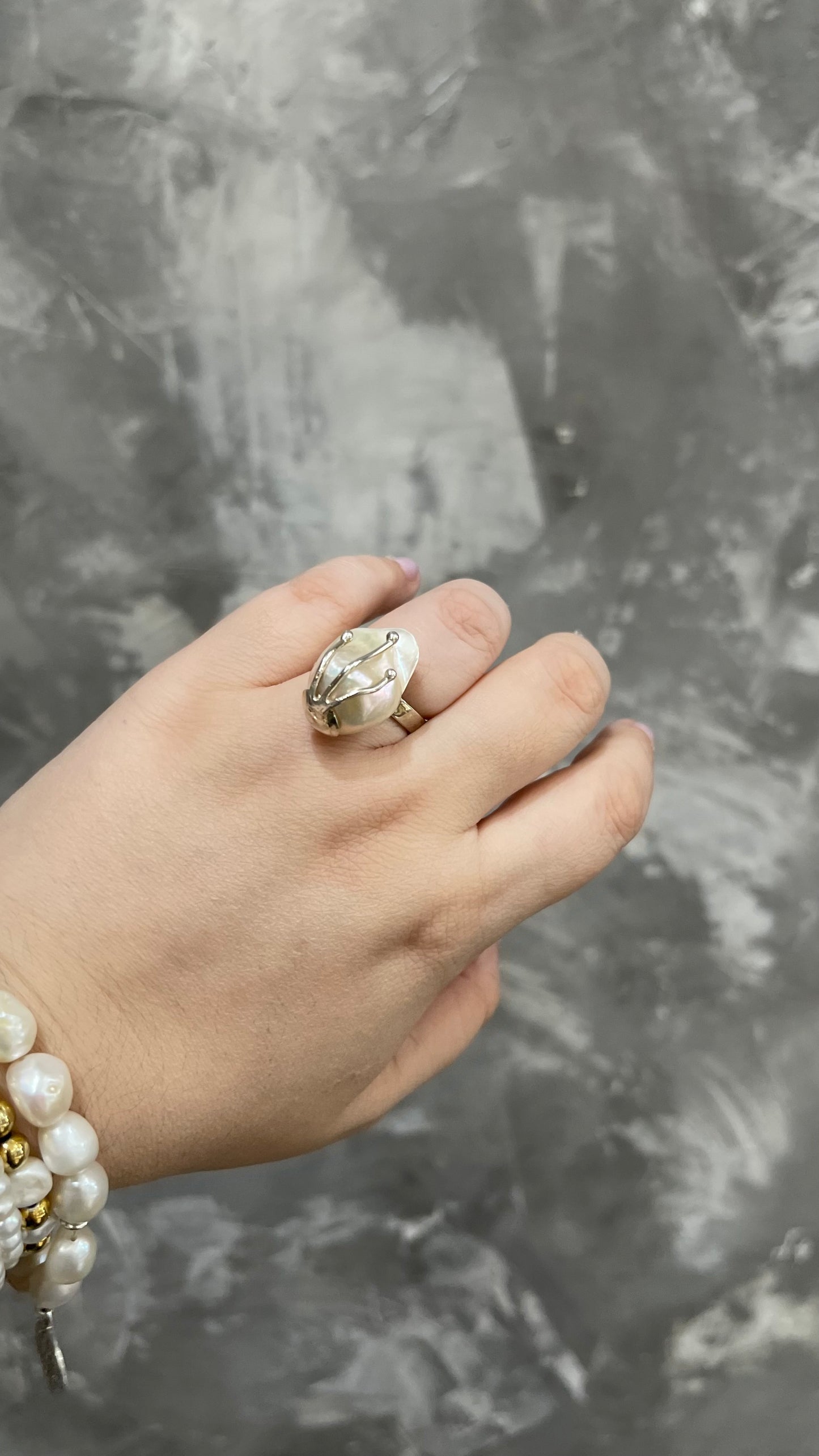 Natural Baroque Ring